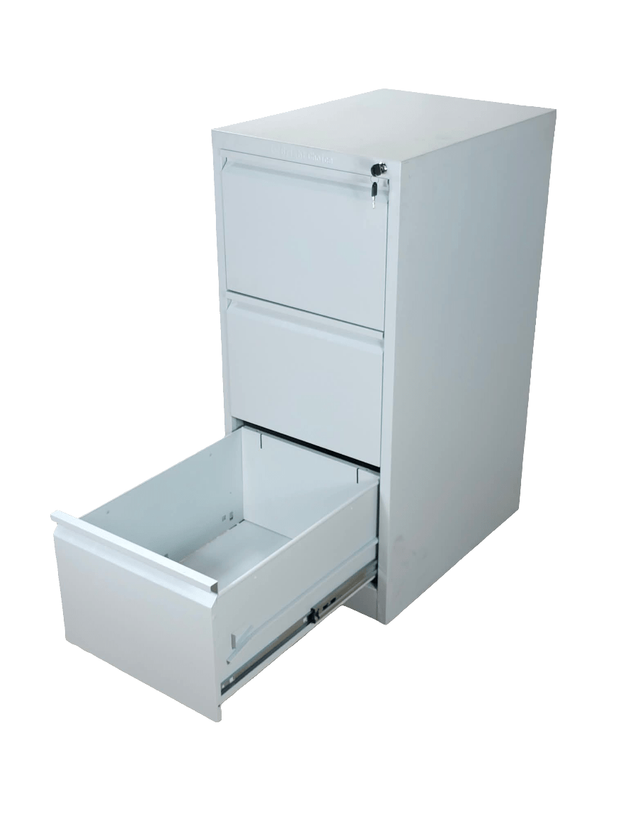 3-Layer Vertical Steel Cabinet Recessed - OBRA Office Furniture
