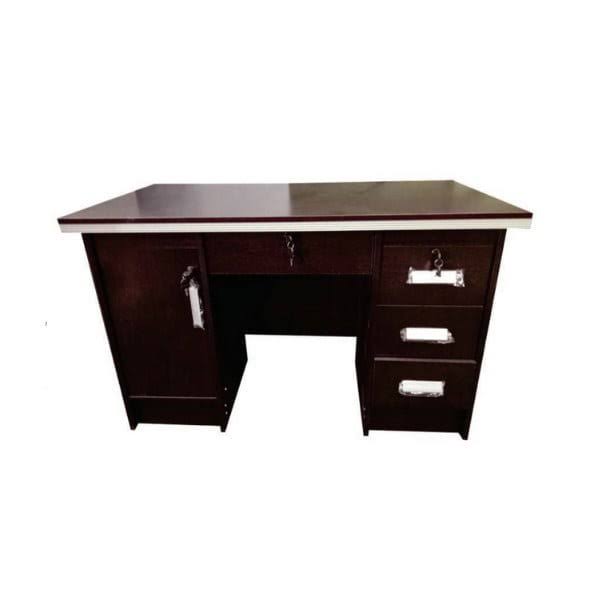 Scratch-Proof Melamine Office Table